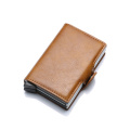 PU Leather Money Alloy Small Wallet Toaller Billet de billetera